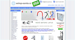 Desktop Screenshot of eshop-sanita.cz