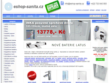 Tablet Screenshot of eshop-sanita.cz